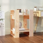 vidaXL Bibliotecă/Separator cameră, 41x35x57 cm, lemn masiv de pin vidaXL Bibliotecă/Separator cameră, 41x35x57 cm, lemn masiv de pin