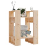 vidaXL Bibliotecă/Separator cameră, 41x35x57 cm, lemn masiv de pin vidaXL Bibliotecă/Separator cameră, 41x35x57 cm, lemn masiv de pin