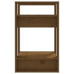 vidaXL Bibliotecă/Separator cameră, maro miere, 41x35x57 cm lemn pin