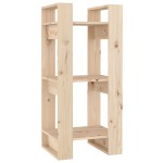 vidaXL Bibliotecă/Separator cameră, 41x35x91 cm, lemn masiv pin vidaXL Bibliotecă/Separator cameră, 41x35x91 cm, lemn masiv pin