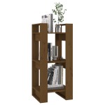 vidaXL Bibliotecă/Separator cameră maro miere, 41x35x91 cm, lemn masiv