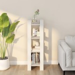 vidaXL Bibliotecă/Separator cameră, alb, 41x35x125 cm, lemn masiv pin vidaXL Bibliotecă/Separator cameră, alb, 41x35x125 cm, lemn masiv pin