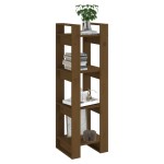 vidaXL Bibliotecă/Separator cameră maro miere 41x35x125 cm lemn masiv vidaXL Bibliotecă/Separator cameră maro miere 41x35x125 cm lemn masiv