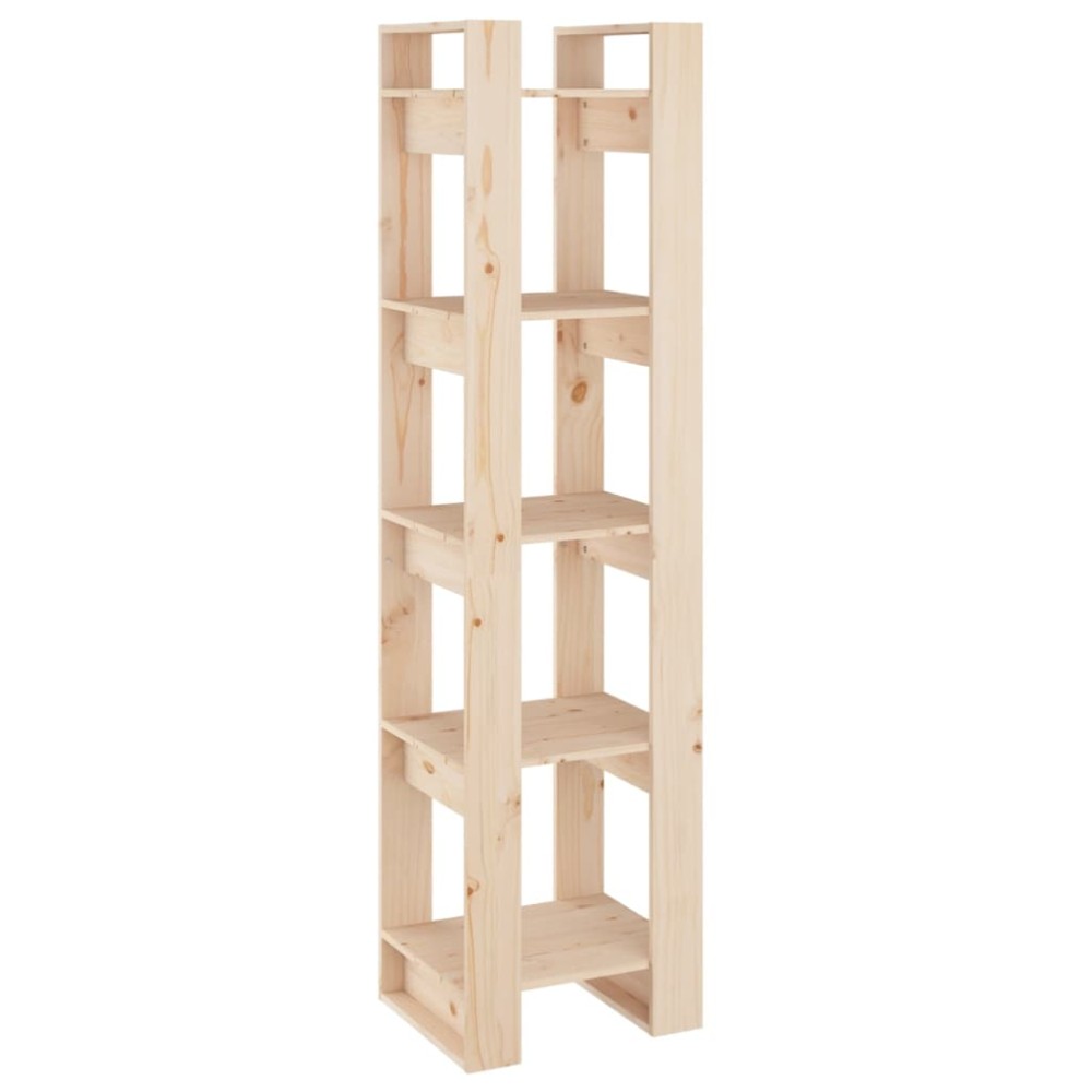 vidaXL Bibliotecă/Separator cameră, 41x35x160 cm, lemn masiv pin