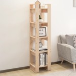 vidaXL Bibliotecă/Separator cameră, 41x35x160 cm, lemn masiv pin vidaXL Bibliotecă/Separator cameră, 41x35x160 cm, lemn masiv pin