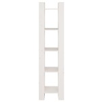 vidaXL Bibliotecă/Separator cameră, alb, 41x35x160 cm, lemn masiv pin