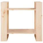 vidaXL Bibliotecă/Separator cameră, 60x35x57 cm, lemn masiv pin
