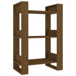 vidaXL Bibliotecă/Separator cameră, maro miere, 60x35x91 cm lemn pin vidaXL Bibliotecă/Separator cameră, maro miere, 60x35x91 cm lemn pin