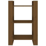 vidaXL Bibliotecă/Separator cameră, maro miere, 60x35x91 cm lemn pin vidaXL Bibliotecă/Separator cameră, maro miere, 60x35x91 cm lemn pin