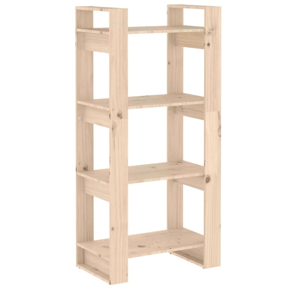 vidaXL Bibliotecă/Separator cameră, 60x35x125 cm, lemn masiv de pin