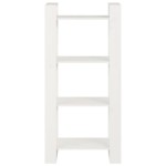 vidaXL Bibliotecă/Separator cameră,alb, 60x35x125 cm, lemn masiv pin vidaXL Bibliotecă/Separator cameră,alb, 60x35x125 cm, lemn masiv pin