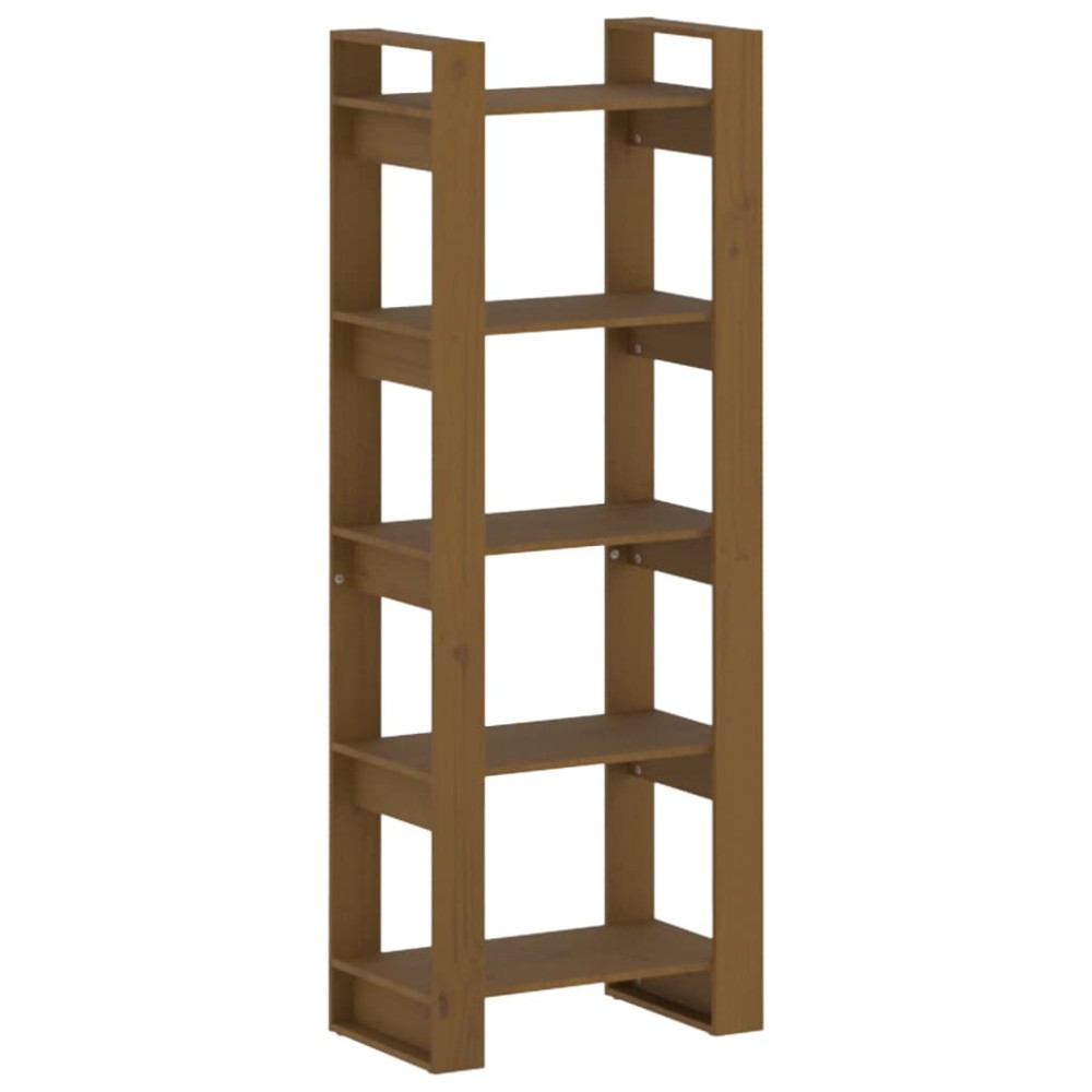 vidaXL Bibliotecă/Separator cameră, maro miere, 60x35x160 cm lemn
