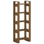 vidaXL Bibliotecă/Separator cameră, maro miere, 60x35x160 cm lemn vidaXL Bibliotecă/Separator cameră, maro miere, 60x35x160 cm lemn