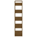 vidaXL Bibliotecă/Separator cameră, maro miere, 60x35x160 cm lemn vidaXL Bibliotecă/Separator cameră, maro miere, 60x35x160 cm lemn