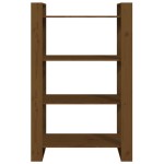 vidaXL Bibliotecă/Separator cameră maro miere 80x35x125 cm lemn masiv vidaXL Bibliotecă/Separator cameră maro miere 80x35x125 cm lemn masiv