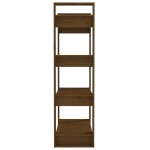 vidaXL Bibliotecă/Separator cameră maro miere 80x35x125 cm lemn masiv vidaXL Bibliotecă/Separator cameră maro miere 80x35x125 cm lemn masiv