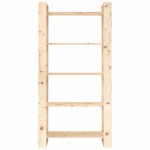 vidaXL Bibliotecă/Separator cameră, 80x35x160 cm, lemn masiv de pin