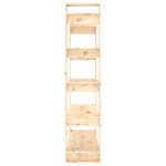 vidaXL Bibliotecă/Separator cameră, 80x35x160 cm, lemn masiv de pin