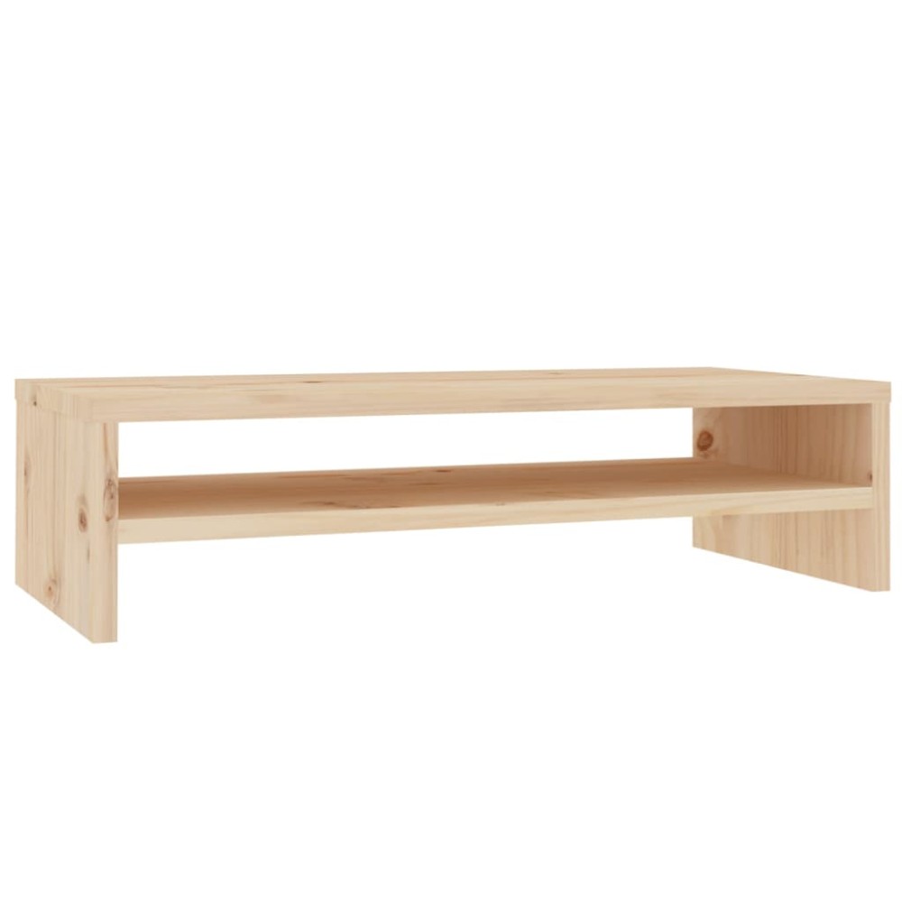 vidaXL Stand pentru monitor, 50x24x13 cm, lemn masiv de pin