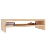 vidaXL Stand pentru monitor, 50x24x13 cm, lemn masiv de pin