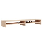 vidaXL Stand pentru monitor, 100x24x13 cm, lemn masiv de pin