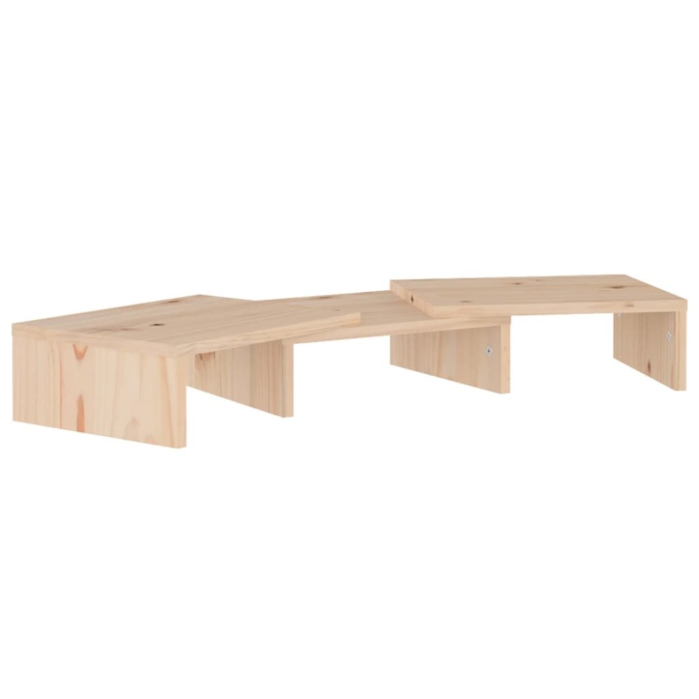 vidaXL Stand pentru monitor, 60x24x10,5 cm, lemn masiv de pin
