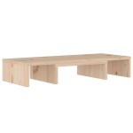 vidaXL Stand pentru monitor, 60x24x10,5 cm, lemn masiv de pin vidaXL Stand pentru monitor, 60x24x10,5 cm, lemn masiv de pin