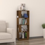 vidaXL Bibliotecă/Separator cameră maro miere 51x25x132 cm lemn pin vidaXL Bibliotecă/Separator cameră maro miere 51x25x132 cm lemn pin