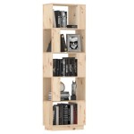 vidaXL Bibliotecă/Separator cameră, 51x25x163,5 cm lemn masiv pin