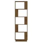 vidaXL Bibliotecă/Separator cameră maro miere, 51x25x163,5 cm lemn pin