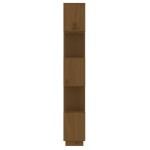 vidaXL Bibliotecă/Separator cameră maro miere, 51x25x163,5 cm lemn pin