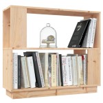 vidaXL Bibliotecă/Separator cameră, 80x25x70 cm, lemn masiv pin