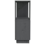 vidaXL Bibliotecă/Separator cameră, gri, 80x25x70 cm lemn masiv pin vidaXL Bibliotecă/Separator cameră, gri, 80x25x70 cm lemn masiv pin