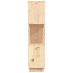 vidaXL Bibliotecă/Separator cameră, 80x25x101 cm, lemn masiv pin vidaXL Bibliotecă/Separator cameră, 80x25x101 cm, lemn masiv pin