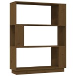 vidaXL Bibliotecă/Separator cameră, maro miere, 80x25x101 cm, lemn vidaXL Bibliotecă/Separator cameră, maro miere, 80x25x101 cm, lemn