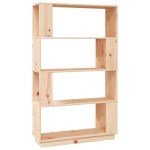vidaXL Bibliotecă/Separator cameră, 80x25x132 cm lemn masiv pin vidaXL Bibliotecă/Separator cameră, 80x25x132 cm lemn masiv pin