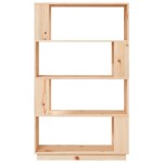 vidaXL Bibliotecă/Separator cameră, 80x25x132 cm lemn masiv pin vidaXL Bibliotecă/Separator cameră, 80x25x132 cm lemn masiv pin