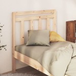 vidaXL Tăblie de pat, 81x4x100 cm, lemn masiv de pin
