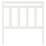 vidaXL Tăblie de pat, alb, 106x4x100 cm, lemn masiv de pin