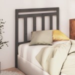 vidaXL Tăblie de pat, gri, 106x4x100 cm, lemn masiv de pin vidaXL Tăblie de pat, gri, 106x4x100 cm, lemn masiv de pin