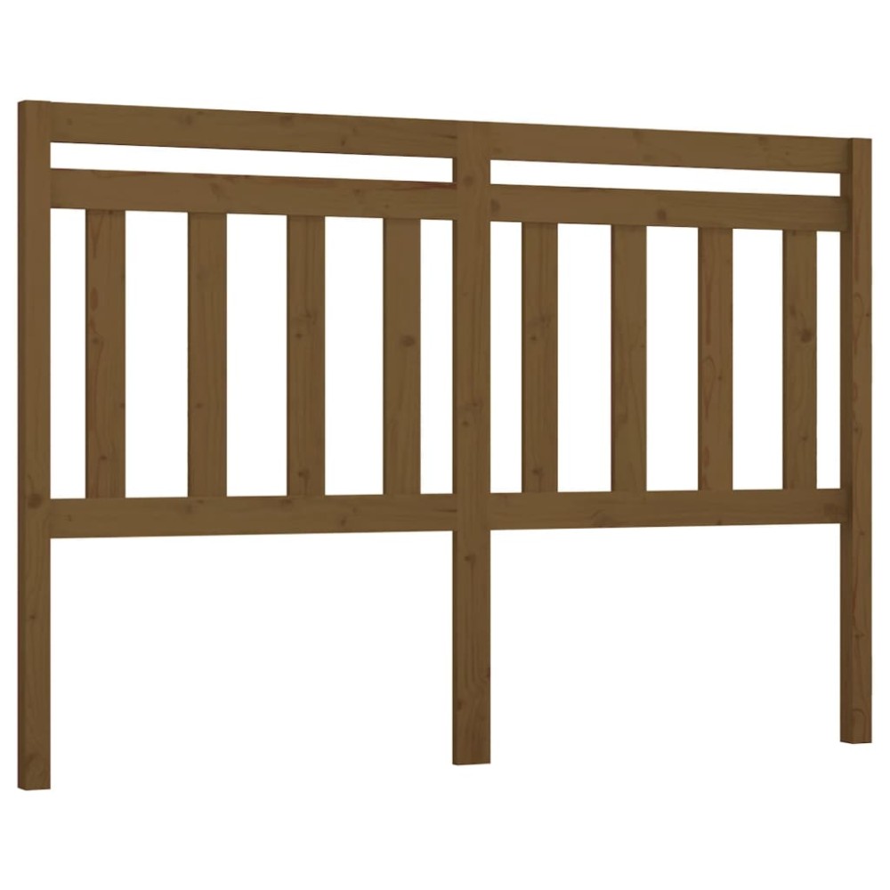 vidaXL Tăblie de pat, maro miere, 166x4x100 cm, lemn masiv de pin