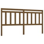 vidaXL Tăblie de pat, maro miere, 186x4x100 cm, lemn masiv de pin