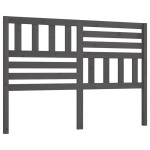 vidaXL Tăblie de pat, gri, 156x4x100 cm, lemn masiv de pin