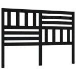 vidaXL Tăblie de pat, negru, 166x4x100 cm, lemn masiv de pin