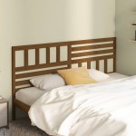 vidaXL Tăblie de pat, maro miere, 206x4x100 cm, lemn masiv de pin vidaXL Tăblie de pat, maro miere, 206x4x100 cm, lemn masiv de pin