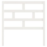 vidaXL Tăblie de pat, alb, 96x4x100 cm, lemn masiv de pin