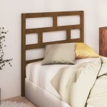 vidaXL Tăblie de pat, maro miere, 96x4x100 cm, lemn masiv de pin vidaXL Tăblie de pat, maro miere, 96x4x100 cm, lemn masiv de pin