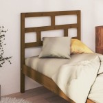 vidaXL Tăblie de pat, maro miere, 96x4x100 cm, lemn masiv de pin vidaXL Tăblie de pat, maro miere, 96x4x100 cm, lemn masiv de pin
