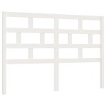 vidaXL Tăblie de pat, alb, 156x4x100 cm, lemn masiv de pin vidaXL Tăblie de pat, alb, 156x4x100 cm, lemn masiv de pin