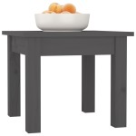 vidaXL Măsuță de cafea, gri, 35x35x30 cm, lemn masiv de pin vidaXL Măsuță de cafea, gri, 35x35x30 cm, lemn masiv de pin